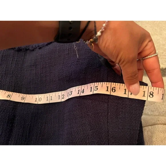 Karl Lagerfeld Blue Tweed Dress - Picture 5 of 9